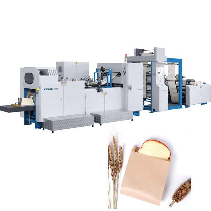 Máquina automática de fabricación de bolsas de papel de impresión